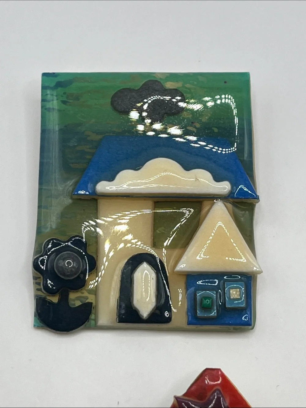 Vintage 80’s House Pins by Lucinda - Set of 4
